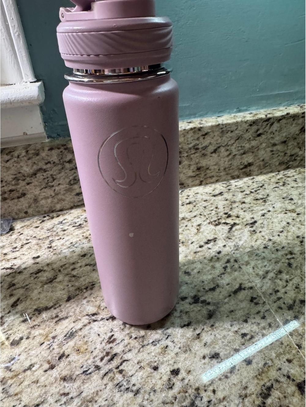 Lululemon purple water bottle